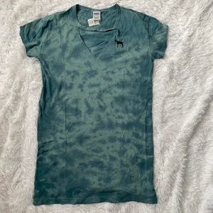 Vintage Pink tie dye t-shirt dress